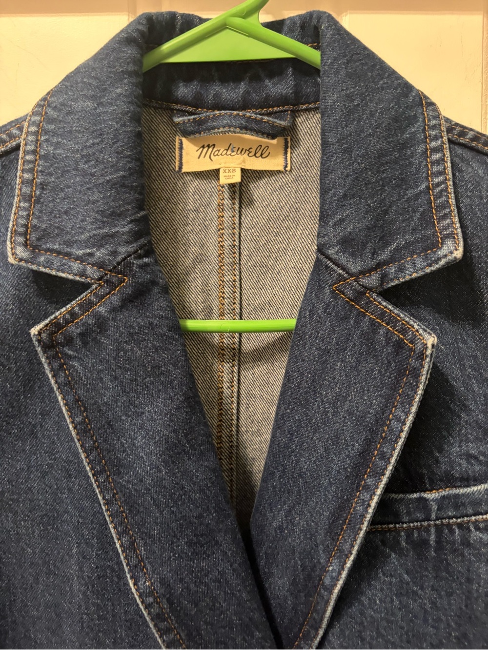 Madewell Denim Blazer in Deardorff Wash XXS - Picture 5 of 12